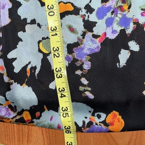 Maurices juniors sleeveless dress black top floral bottom size 3 - Picture 6 of 9